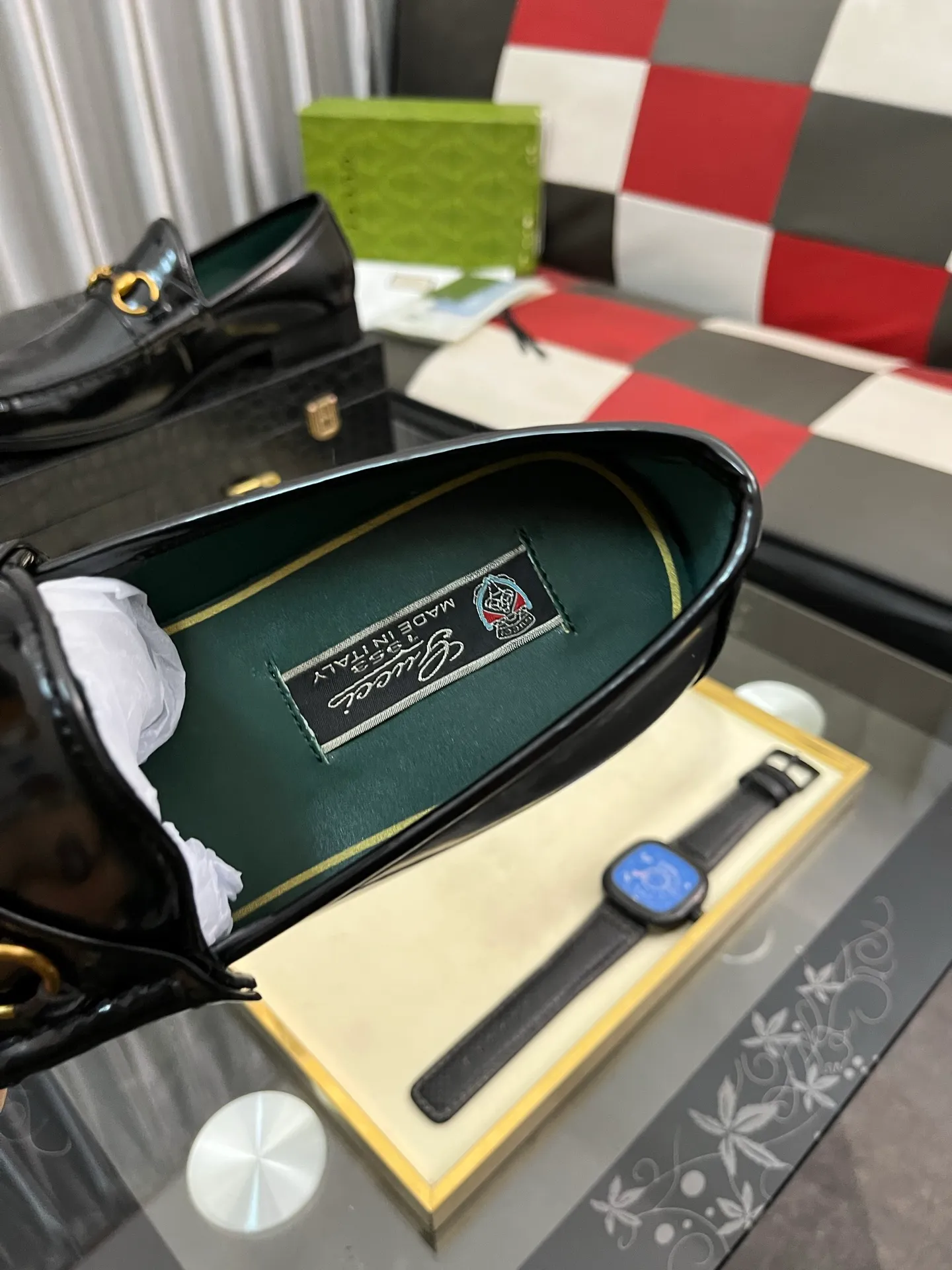 Men's Men's Shoes 💰540⌚️⌚️【GUCCI】The most popular classic Gucci leather shoes. Synchronized with the official website, the upper is made of Italian first-layer cowhide ➕cowhide lining, with unique brand and unique craftsmanship. Highlighting the hot style of the new year. Stop hesitating, stop wandering, get it now. Digital: 38--444️⃣colors available